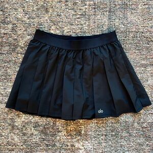 ALO Black Pleated VARSITY TENNIS SKIRT NWOT (Athletic skirt)